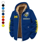 The Victors Winter Fleece Jacket, High-Density Comfort Fleece HVN1445MW - Navy