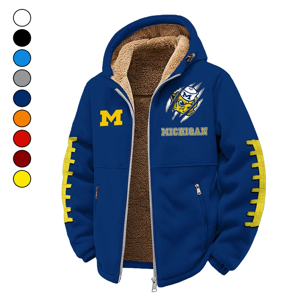 The Victors Winter Fleece Jacket, High-Density Comfort Fleece HVN1445MW - Navy