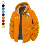 The Victors Winter Fleece Jacket, High-Density Comfort Fleece HVN1445MW - Orange
