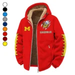 The Victors Winter Fleece Jacket, High-Density Comfort Fleece HVN1445MW - red