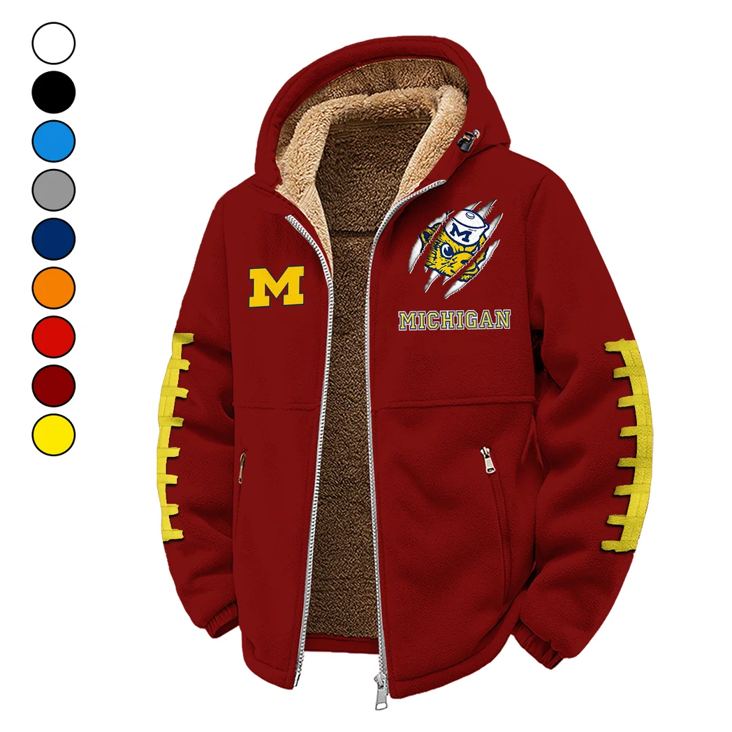 The Victors Winter Fleece Jacket, High-Density Comfort Fleece HVN1445MW - Wine