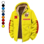 The Scarlet and Cream Winter Fleece Jacket, Warm Core Loft Fleece HVN1445NC - Yellow