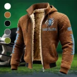 The Carolina Spirit Fleece-Lined Hooded Jacket, High-Density Comfort Fleece HVN1445NC - brown