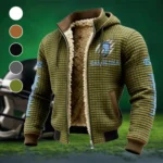 The Carolina Spirit Fleece-Lined Hooded Jacket, High-Density Comfort Fleece HVN1445NC - Green