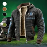 The Carolina Spirit Fleece-Lined Hooded Jacket, High-Density Comfort Fleece HVN1445NC - Grey
