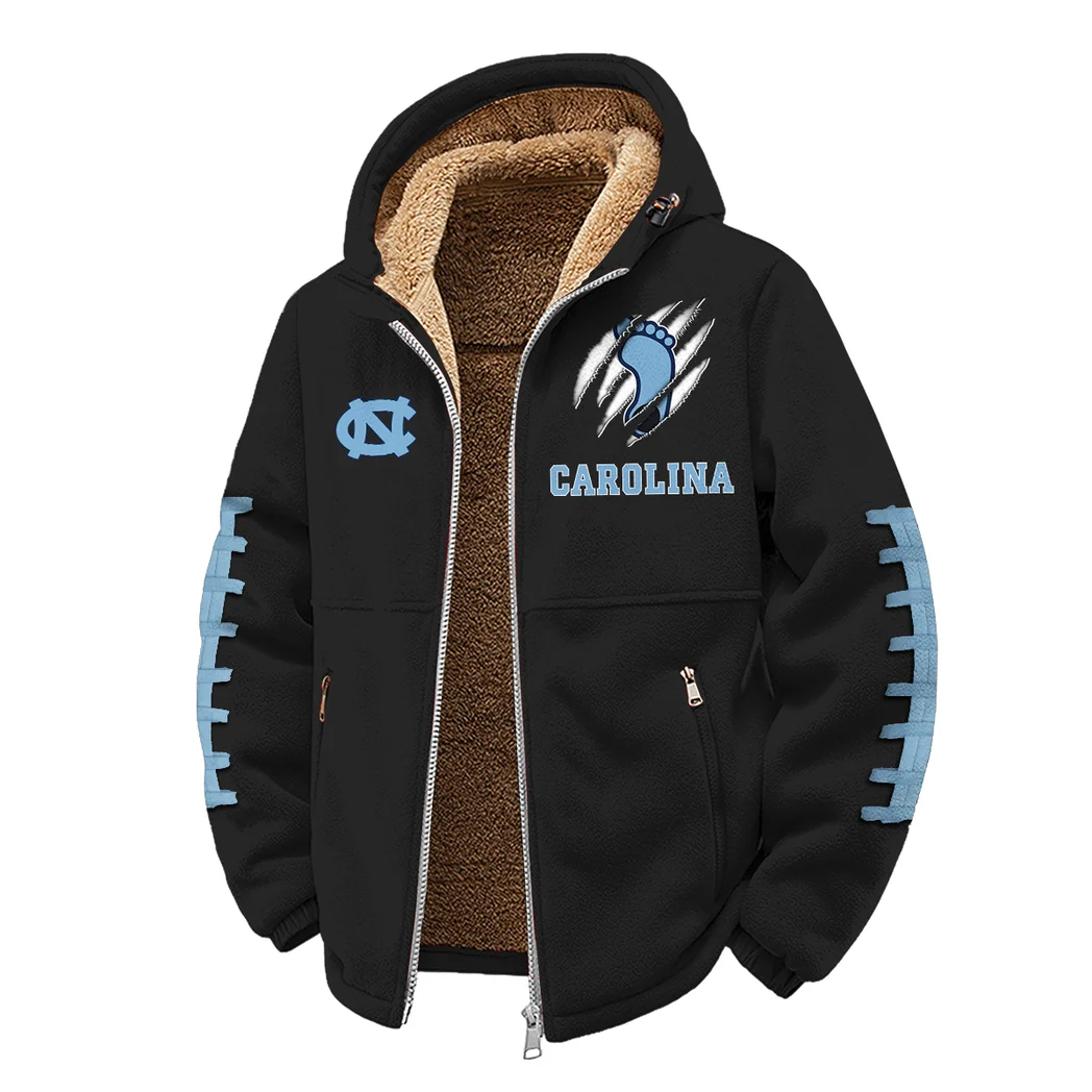 The Carolina Spirit Winter Fleece Jacket, Premium Fleece Barrier HVN1445NC - Black - Image 2