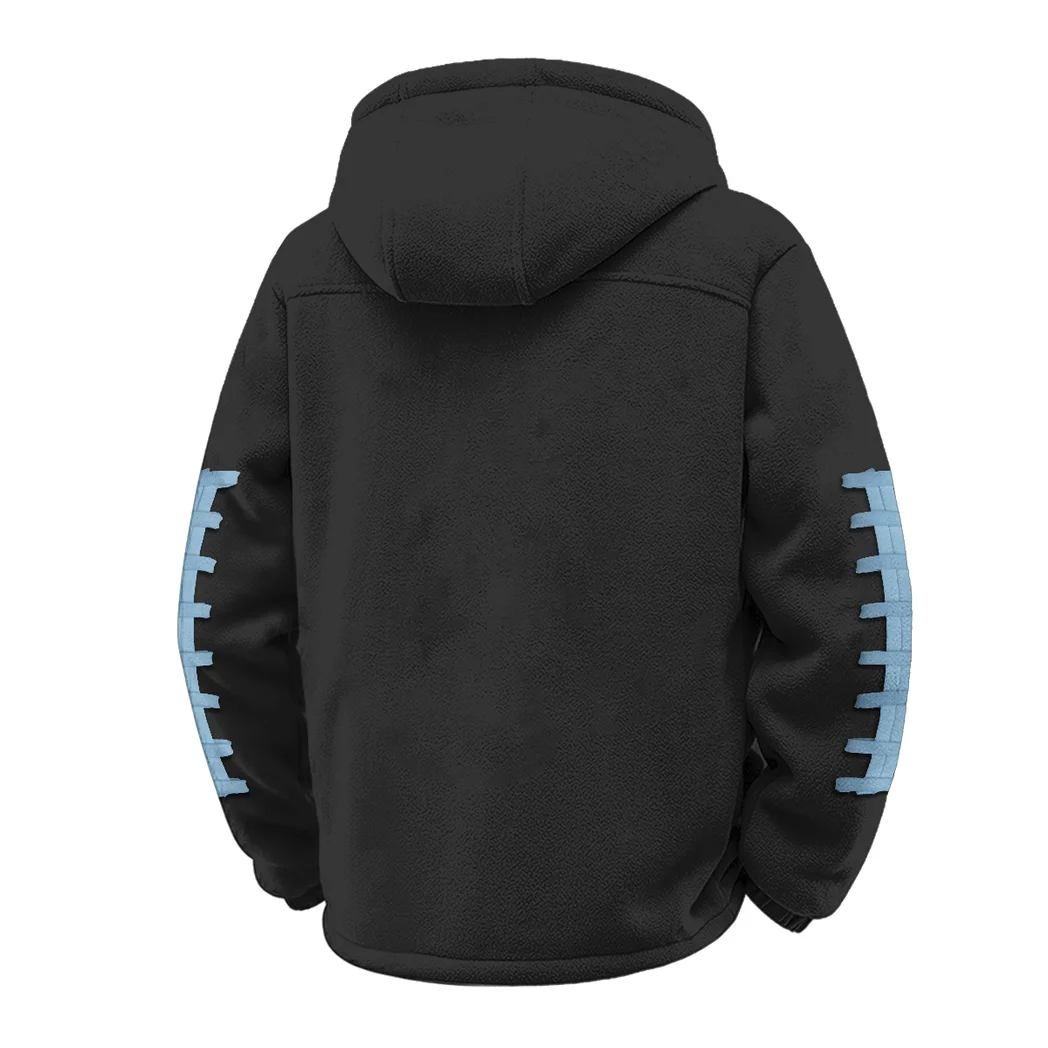 The Carolina Spirit Winter Fleece Jacket, Premium Fleece Barrier HVN1445NC - Black - Image 3