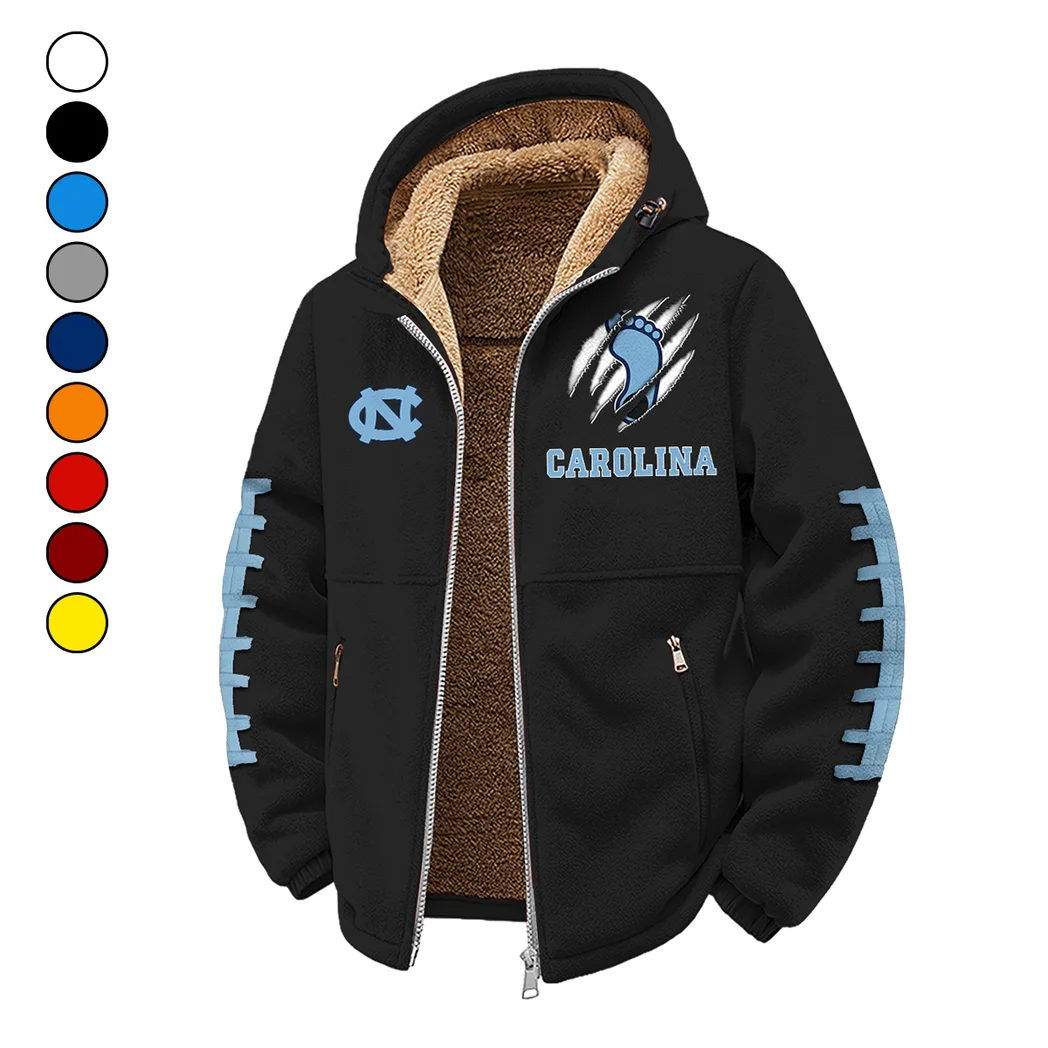 The Carolina Spirit Winter Fleece Jacket, Premium Fleece Barrier HVN1445NC - Black
