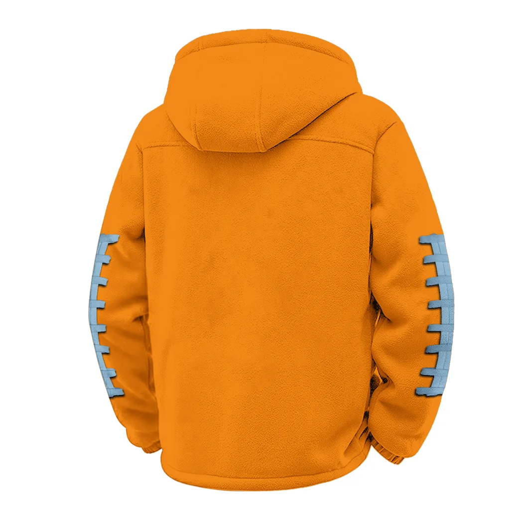 The Carolina Spirit Winter Fleece Jacket, Premium Fleece Barrier HVN1445NC - Orange - Image 3