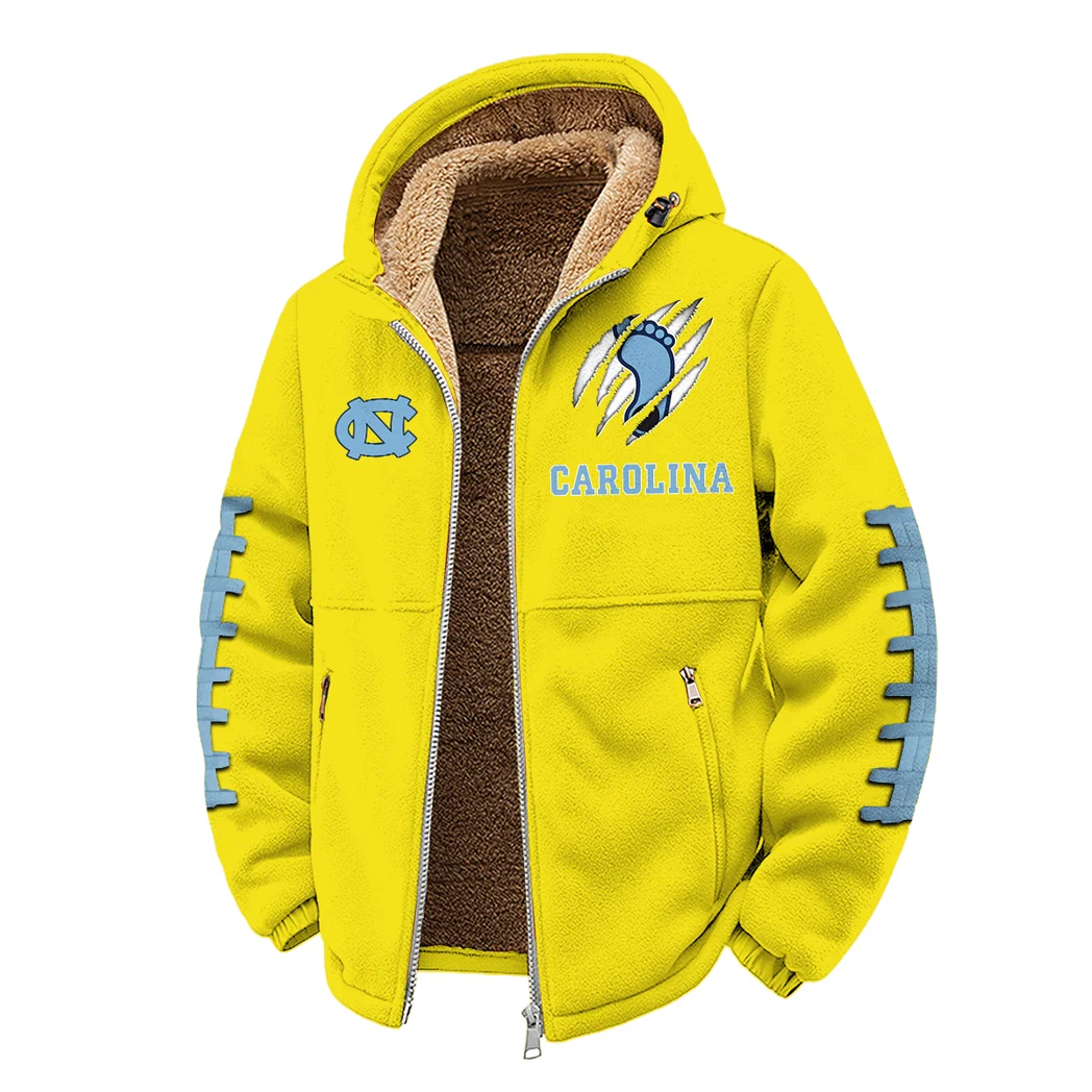 The Carolina Spirit Winter Fleece Jacket, Premium Fleece Barrier HVN1445NC - Yellow - Image 2