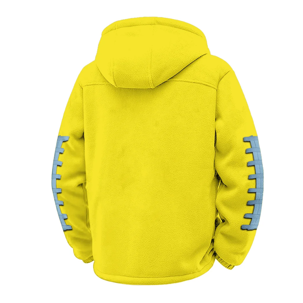 The Carolina Spirit Winter Fleece Jacket, Premium Fleece Barrier HVN1445NC - Yellow - Image 3