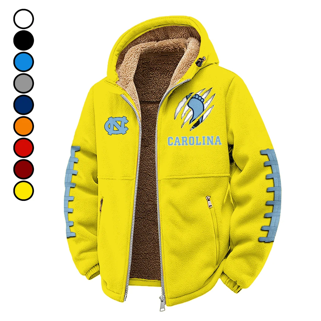 The Carolina Spirit Winter Fleece Jacket, Premium Fleece Barrier HVN1445NC - Yellow