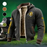 The Irish Pride Fleece-Lined Hooded Jacket, Premium Bonded Fleece Jacket HVN1445ND - Grey