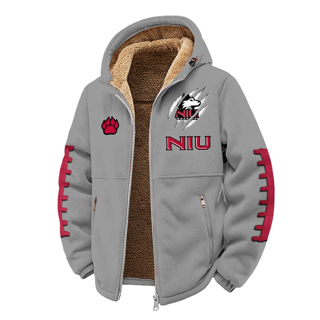 The NIU Spirit Winter Fleece Jacket, Multi-Sport Winter Layer HVN1445NI - Grey - Image 2