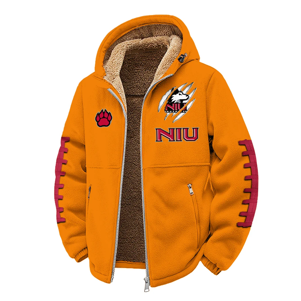 The NIU Spirit Winter Fleece Jacket, Multi-Sport Winter Layer HVN1445NI - Orange - Image 2