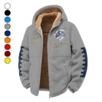 The Navy Pride Winter Fleece Jacket, Technical Mid-Layer Jacket HVN1445NM - Grey