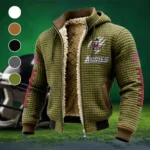 The NMSU Spirit Fleece-Lined Hooded Jacket, Modern Athletic Hybrid Parka HVN1445NM - Green