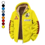The NMSU Spirit Winter Fleece Jacket, All-Mountain Sport Jacket HVN1445NM - Yellow