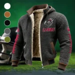 The New Mexico Spirit Fleece-Lined Hooded Jacket, Warmth-Lock Fleece-Lined Zip HVN1445NM - Grey