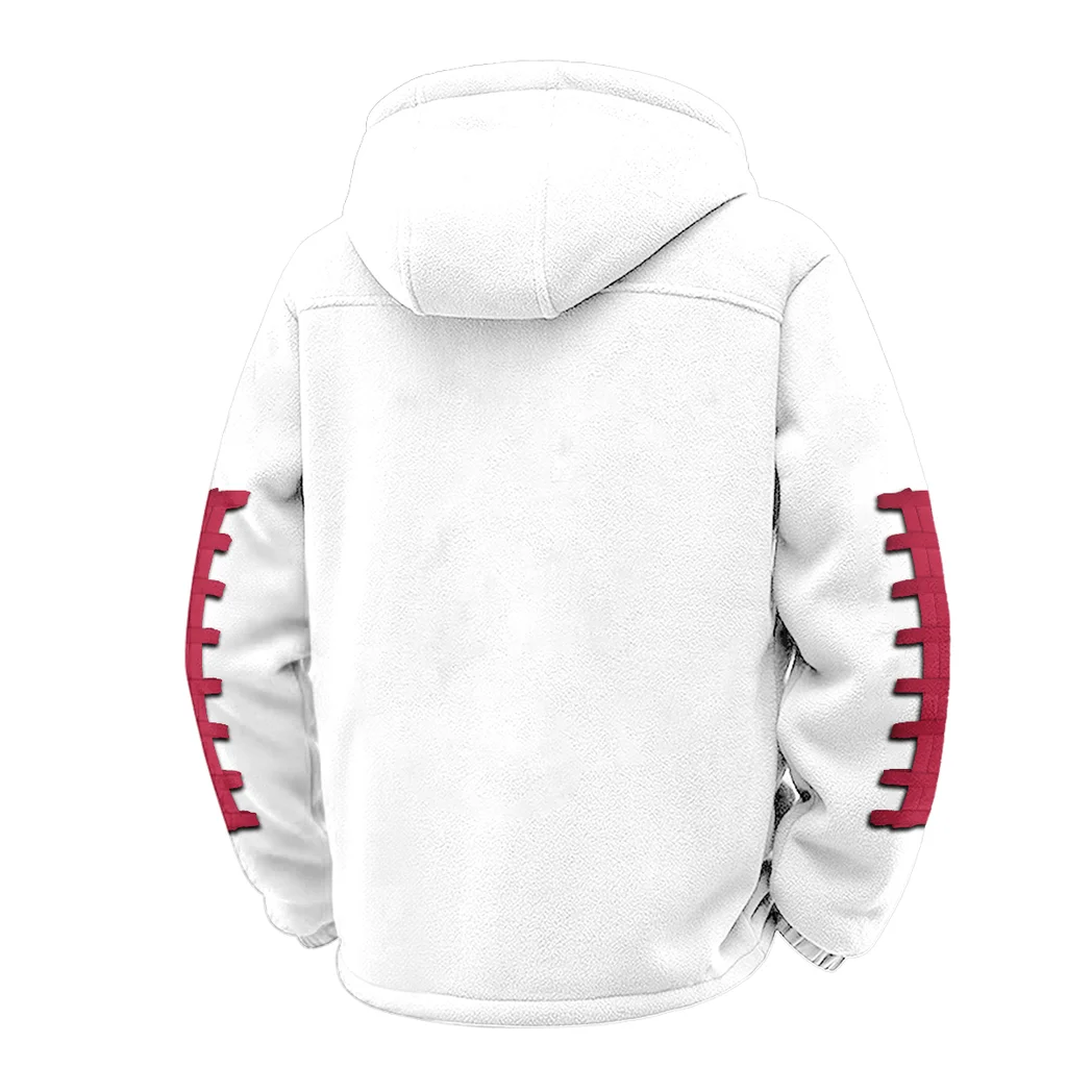 The New Mexico Spirit Winter Fleece Jacket, Snow-Ready Active Fleece HVN1445NM - White - Image 3