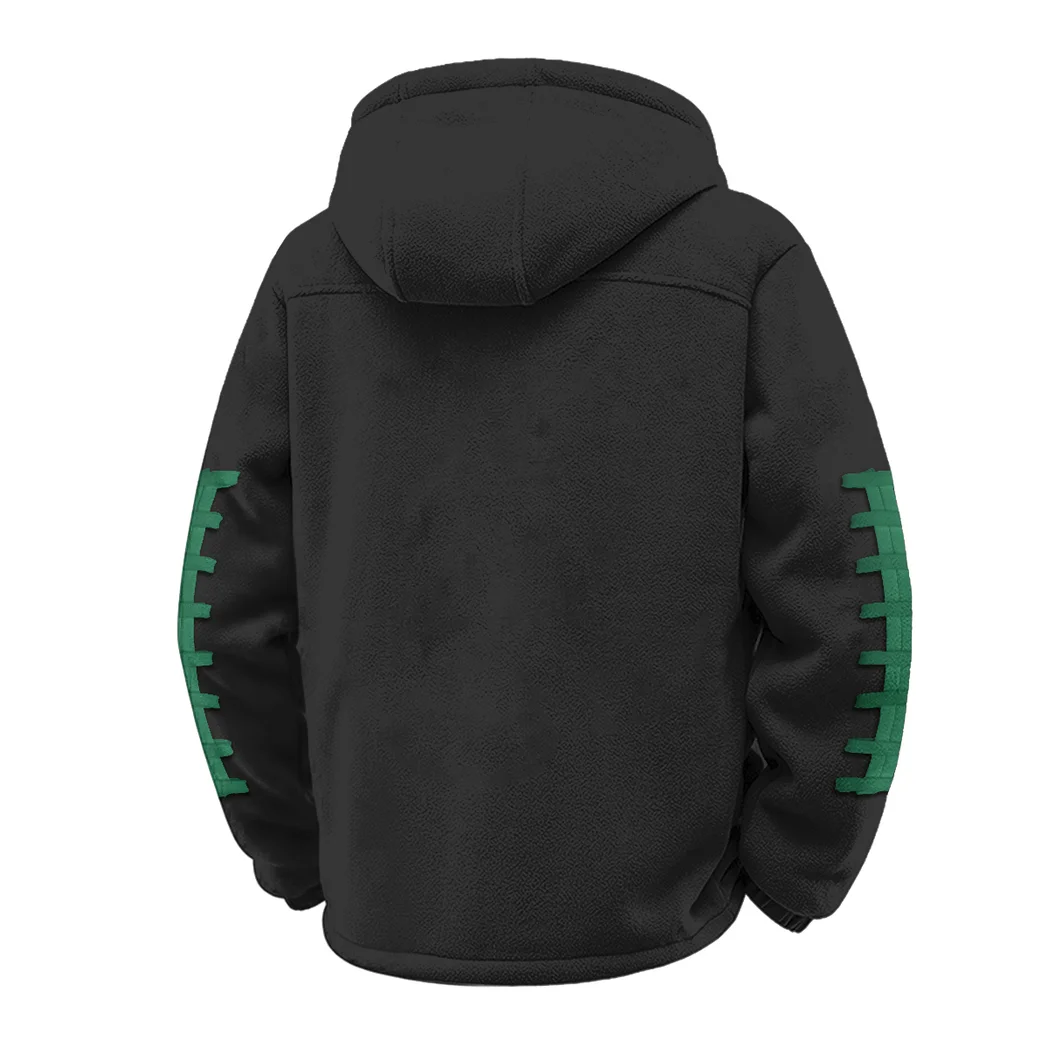 The Duck Elite Winter Fleece Jacket, Cross-Training Thermal Zip HVN1445OD - Black - Image 3