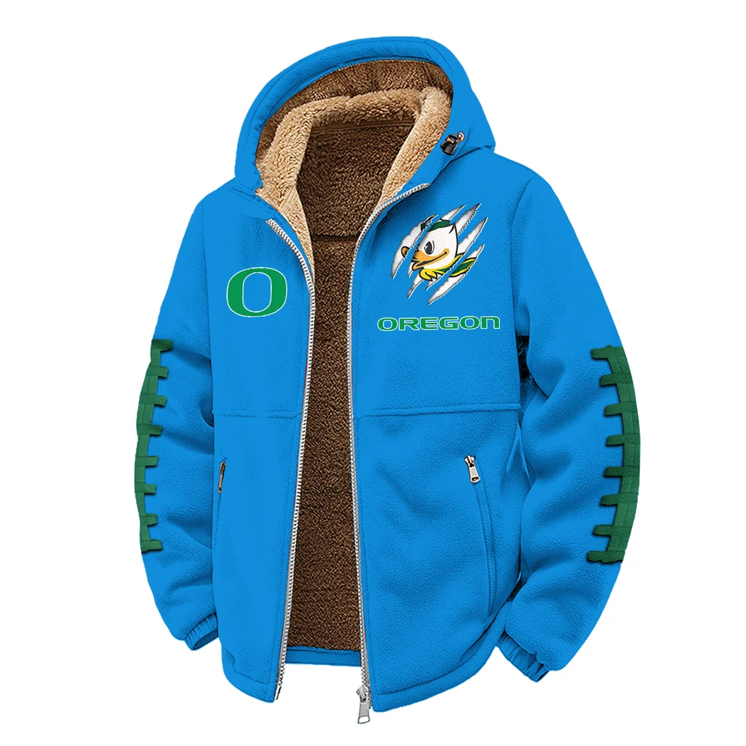 The Duck Elite Winter Fleece Jacket, Cross-Training Thermal Zip HVN1445OD - cyan - Image 2