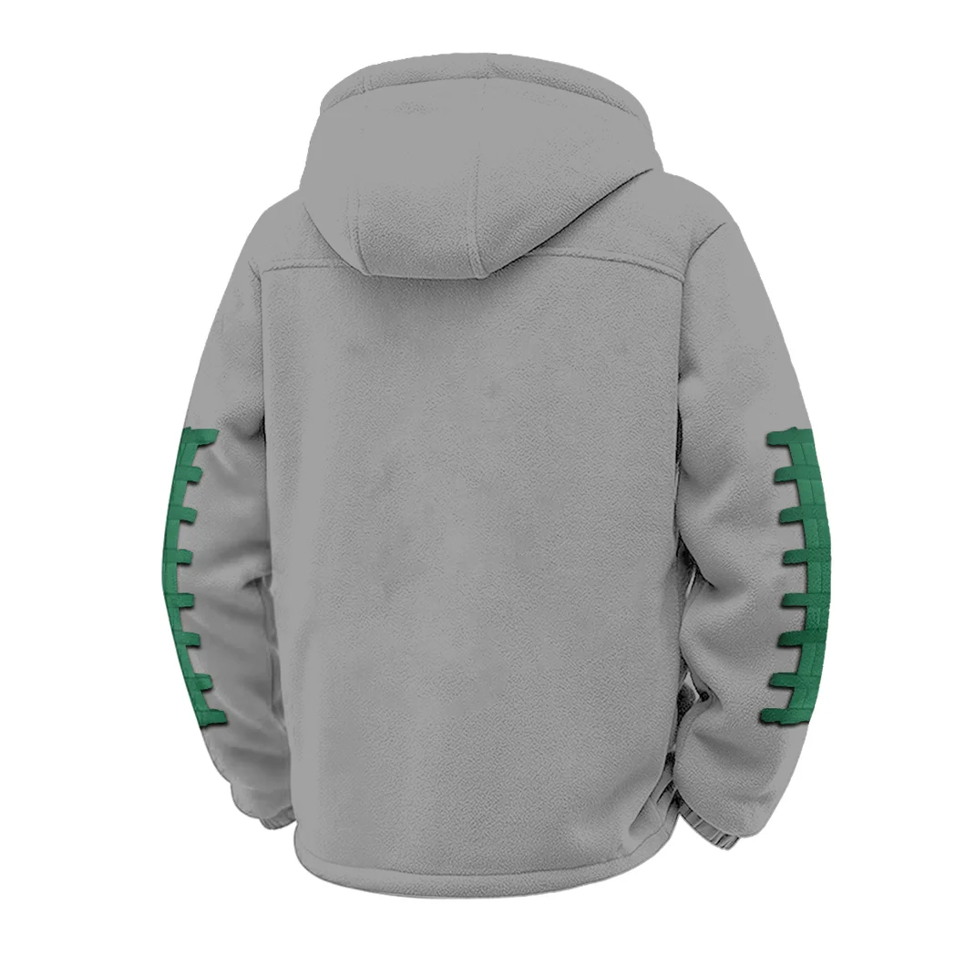 The Duck Elite Winter Fleece Jacket, Cross-Training Thermal Zip HVN1445OD - Grey - Image 3