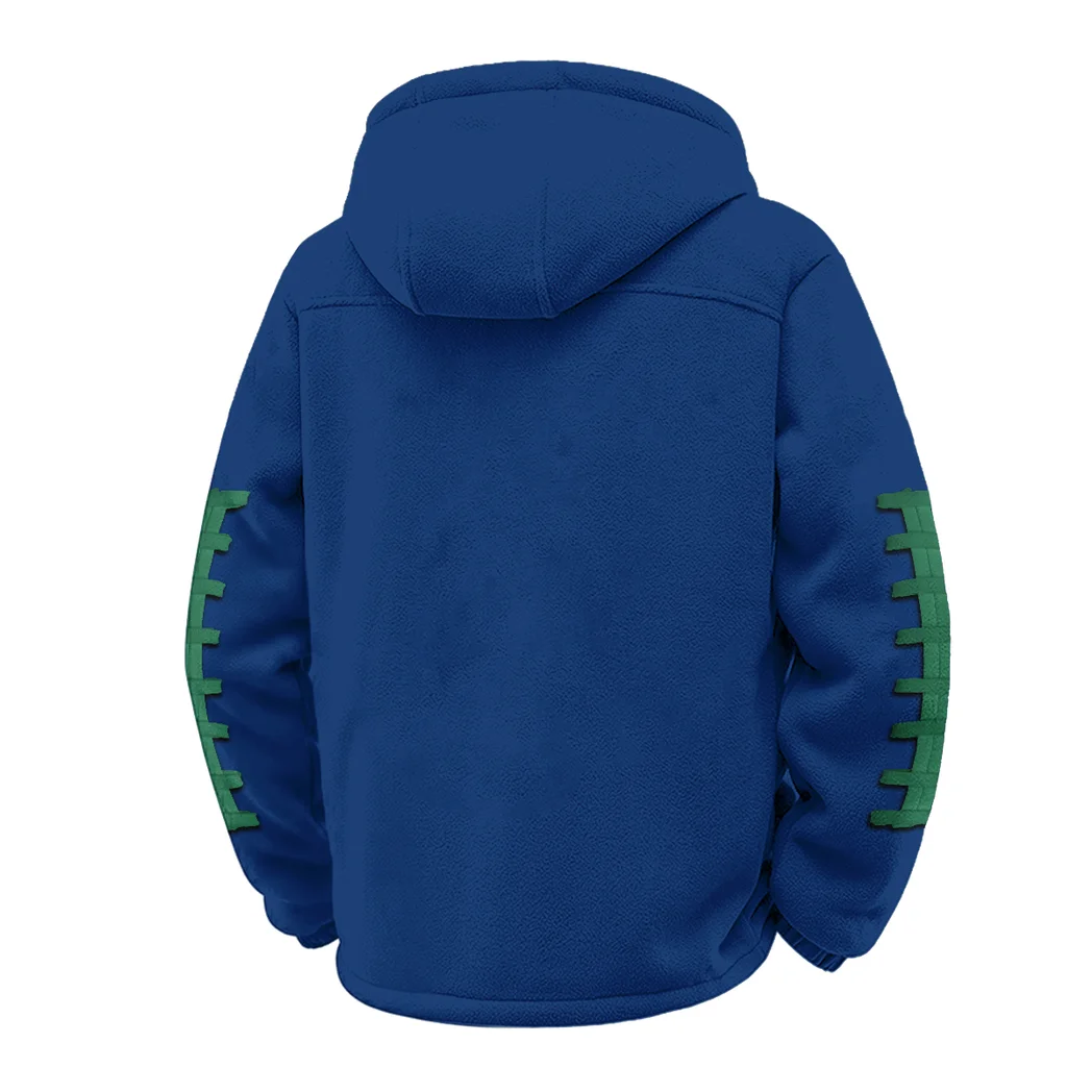 The Duck Elite Winter Fleece Jacket, Cross-Training Thermal Zip HVN1445OD - Navy - Image 3