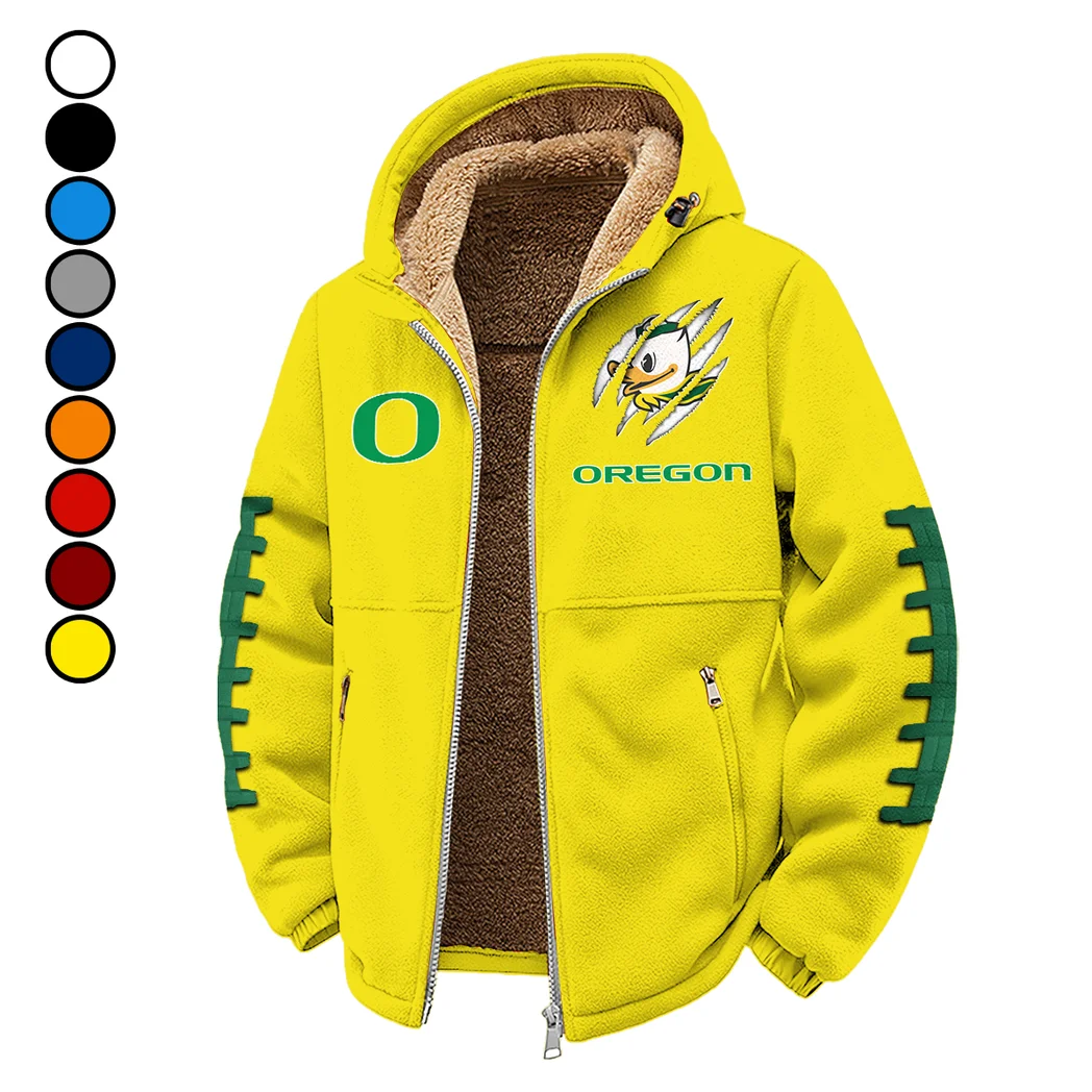 The Duck Elite Winter Fleece Jacket, Cross-Training Thermal Zip HVN1445OD - Yellow