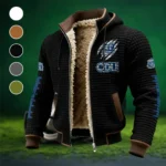 The ODU Elite Fleece-Lined Hooded Jacket, Cold-Snap Defense Jacket HVN1445OD - Black