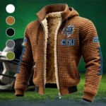 The ODU Elite Fleece-Lined Hooded Jacket, Cold-Snap Defense Jacket HVN1445OD - brown