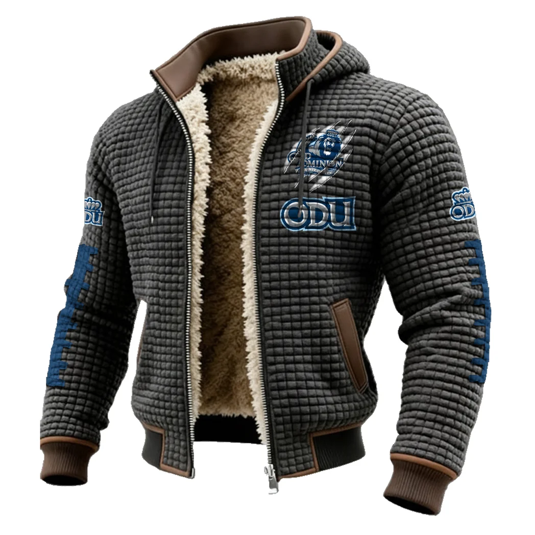 The ODU Elite Fleece-Lined Hooded Jacket, Cold-Snap Defense Jacket HVN1445OD - Grey - Image 2