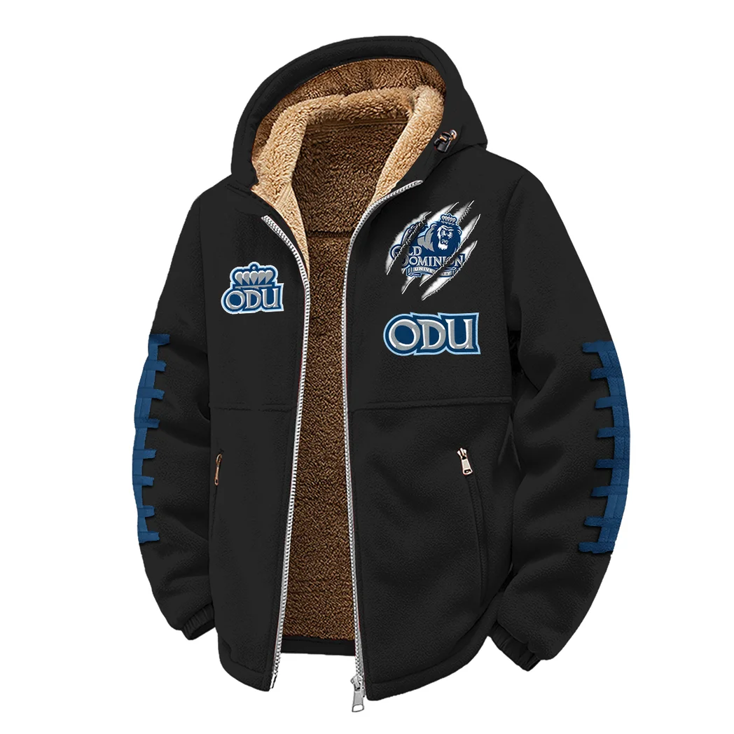 The ODU Elite Winter Fleece Jacket, Ski & Snowboard Mid-Layer HVN1445OD - Black - Image 2