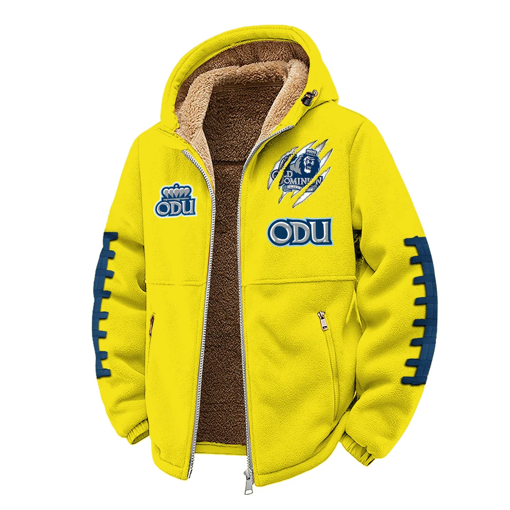 The ODU Elite Winter Fleece Jacket, Ski & Snowboard Mid-Layer HVN1445OD - Yellow - Image 2