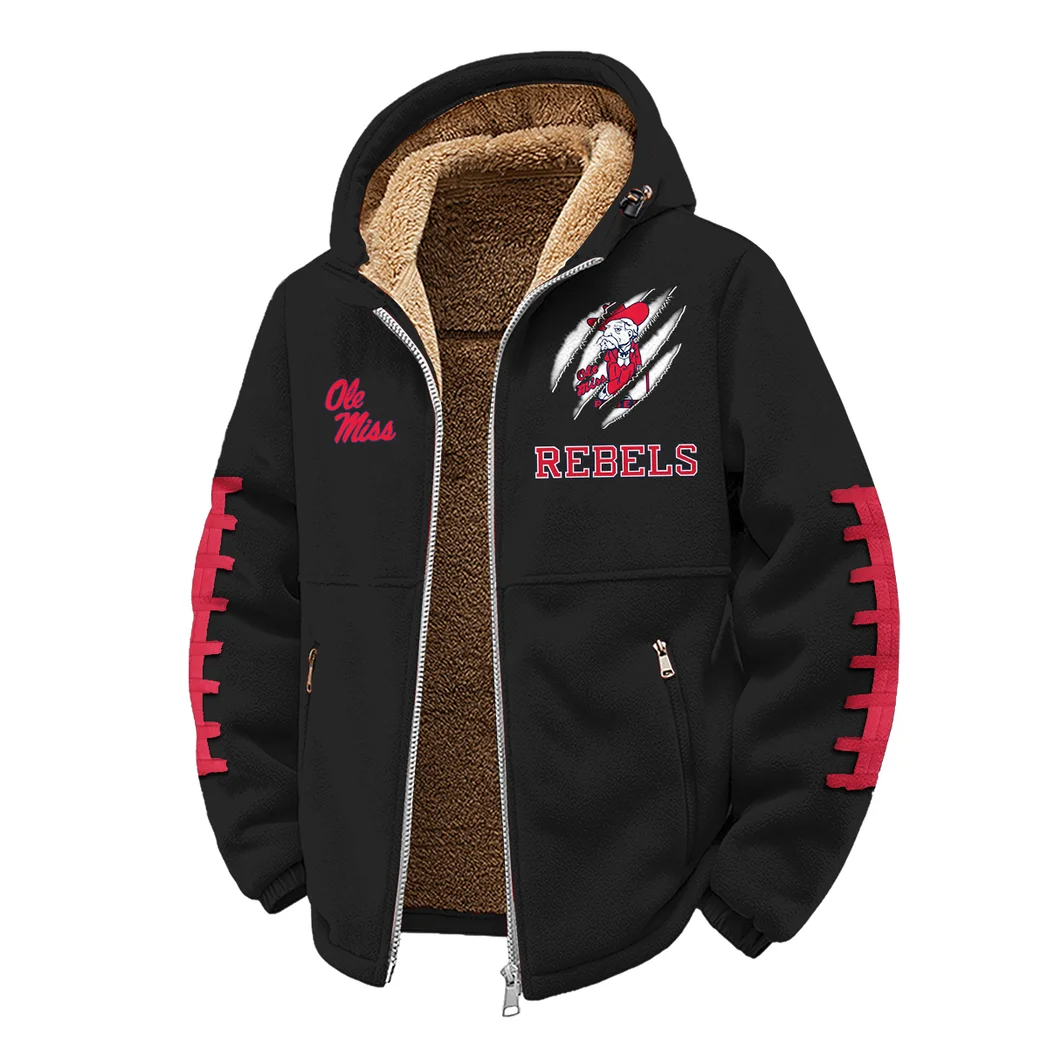 The Landsharks Winter Fleece Jacket, Winter Endurance Jacket HVN1445OM - Black - Image 2