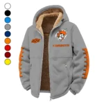 The Cowboy Power Winter Fleece Jacket, Luxe Microfleece Pullover HVN1445OS - Grey