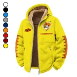 The Cowboy Power Winter Fleece Jacket, Luxe Microfleece Pullover HVN1445OS - Yellow