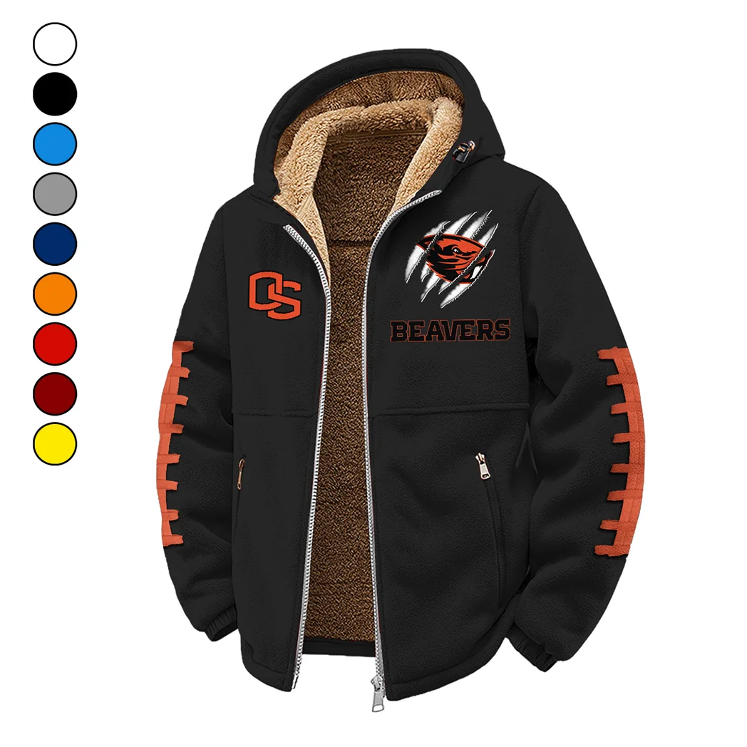 The Oregon State Elite Winter Fleece Jacket, Brushed Interior Winter Fleece HVN1445OS - Black