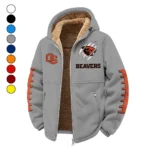 The Oregon State Elite Winter Fleece Jacket, Brushed Interior Winter Fleece HVN1445OS - Grey