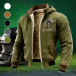 The Boiler Force Fleece-Lined Hooded Jacket, Luxe Cloud-Fleece Hooded Shell HVN1445PB - Green