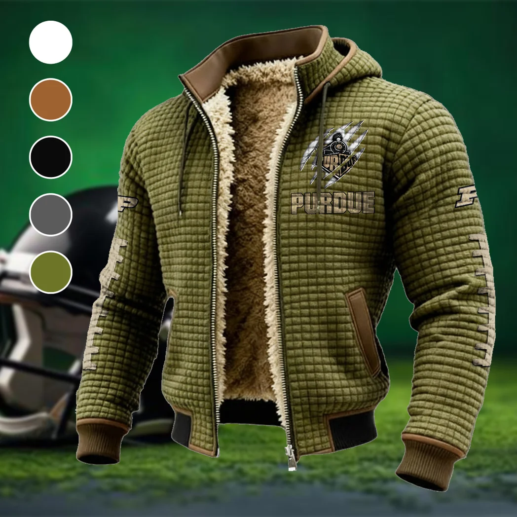 The Boiler Force Fleece-Lined Hooded Jacket, Luxe Cloud-Fleece Hooded Shell HVN1445PB - Green