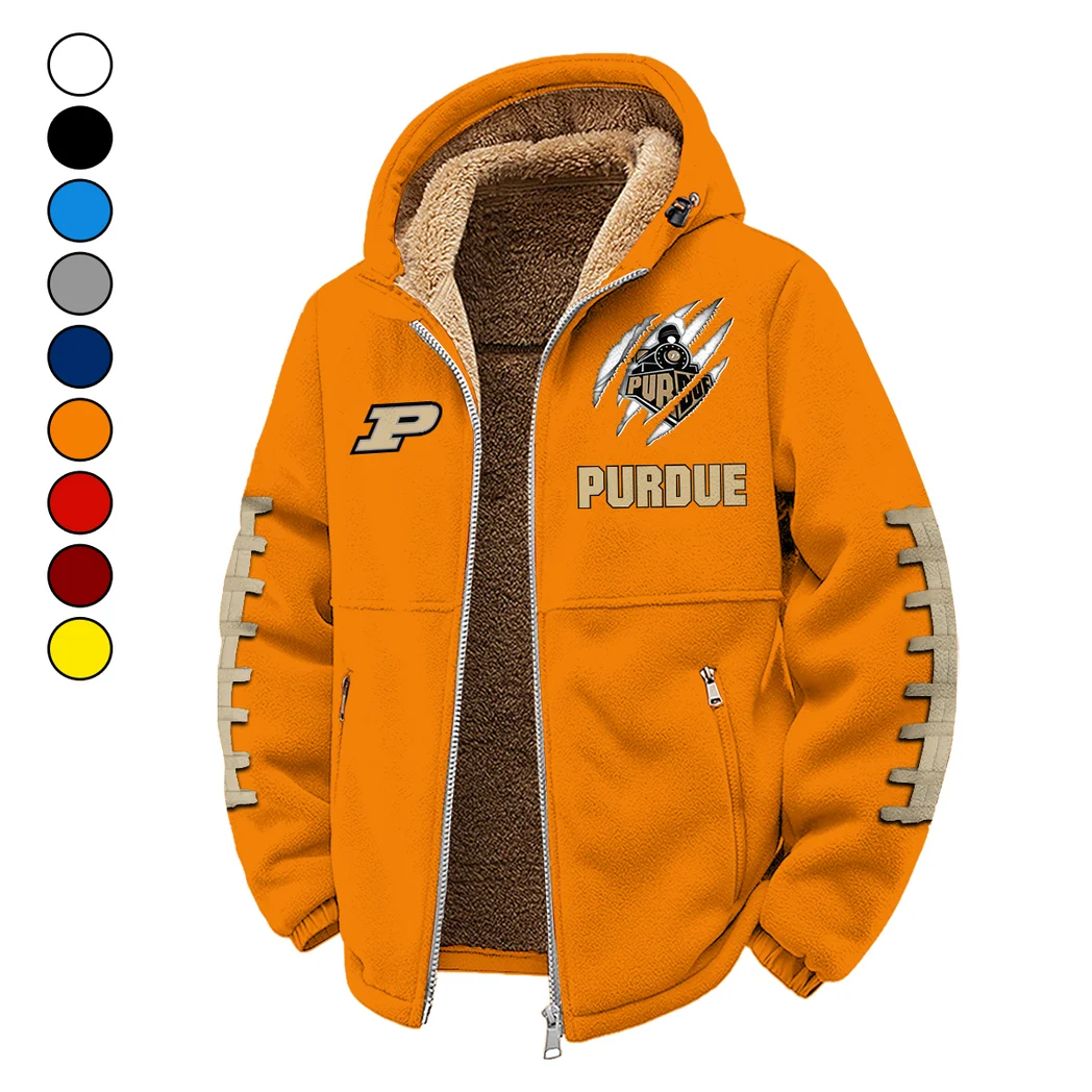 The Boiler Force Winter Fleece Jacket, Anti-Pill Thermal Fleece HVN1445PB - Orange