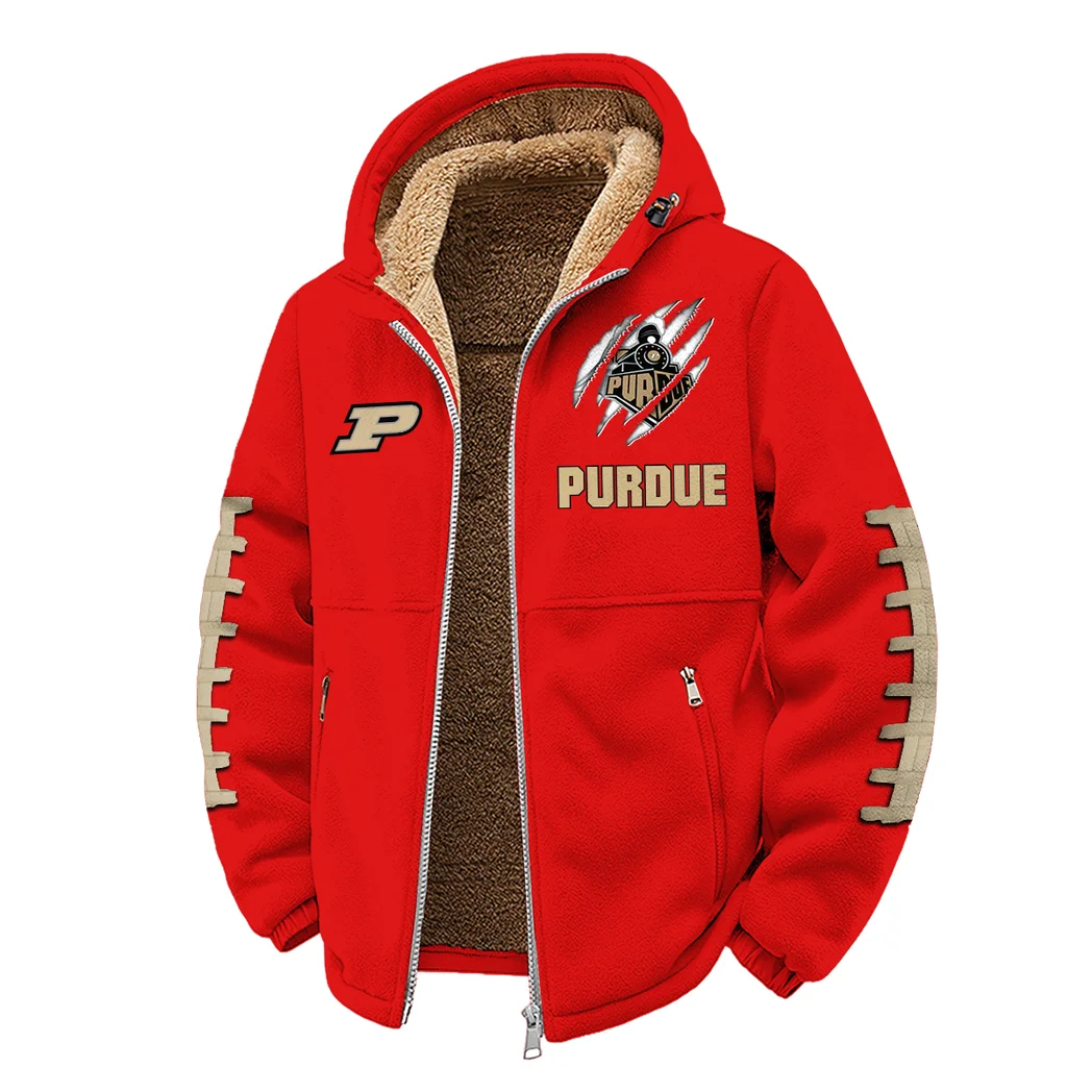 The Boiler Force Winter Fleece Jacket, Anti-Pill Thermal Fleece HVN1445PB - red - Image 2