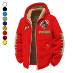 The Boiler Force Winter Fleece Jacket, Anti-Pill Thermal Fleece HVN1445PB - red
