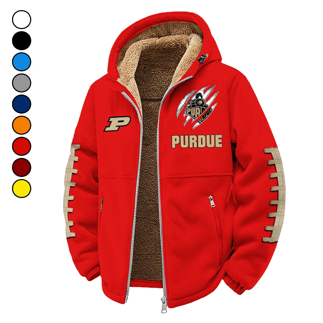 The Boiler Force Winter Fleece Jacket, Anti-Pill Thermal Fleece HVN1445PB - red