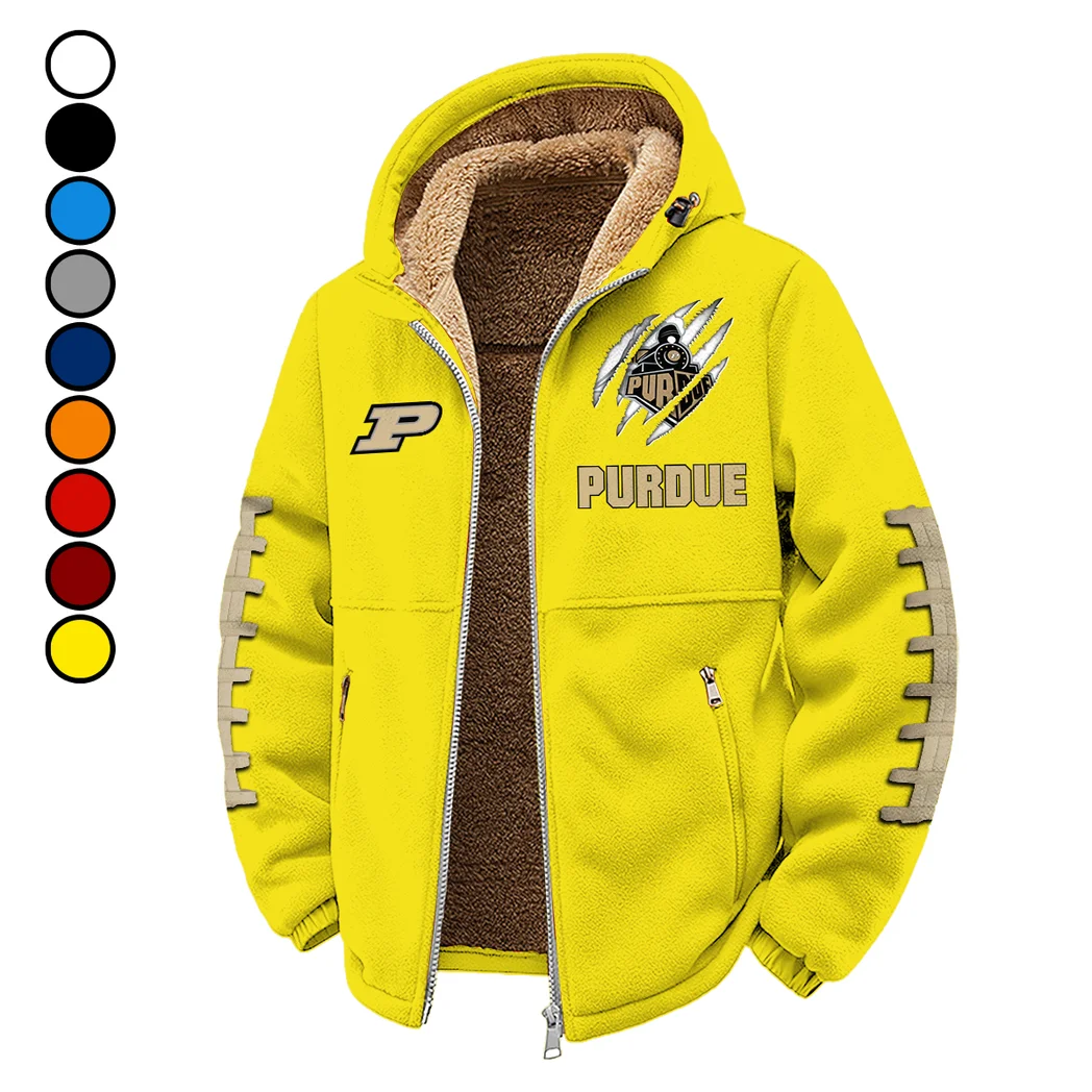 The Boiler Force Winter Fleece Jacket, Anti-Pill Thermal Fleece HVN1445PB - Yellow