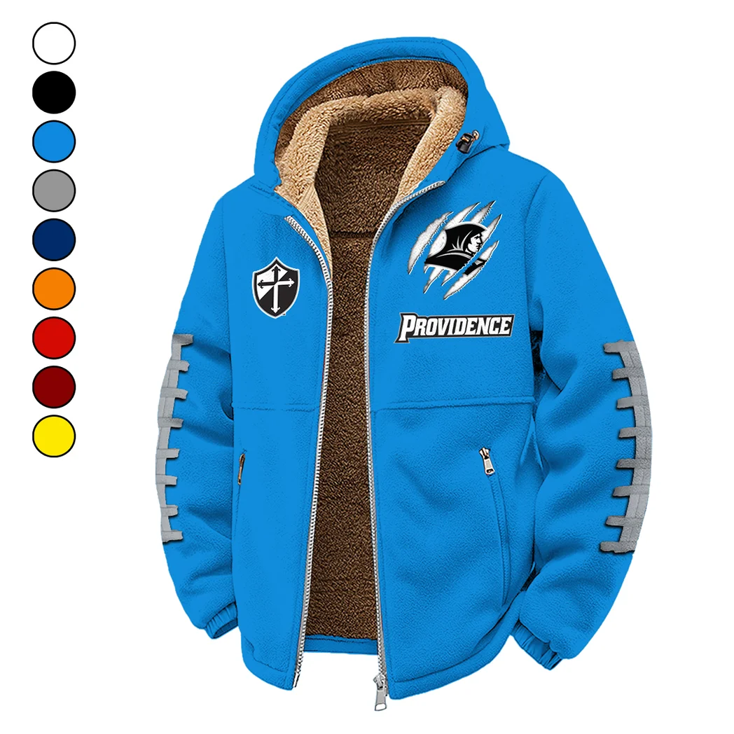 The Friars Winter Fleece Jacket, High-Density Comfort Fleece HVN1445PF - cyan
