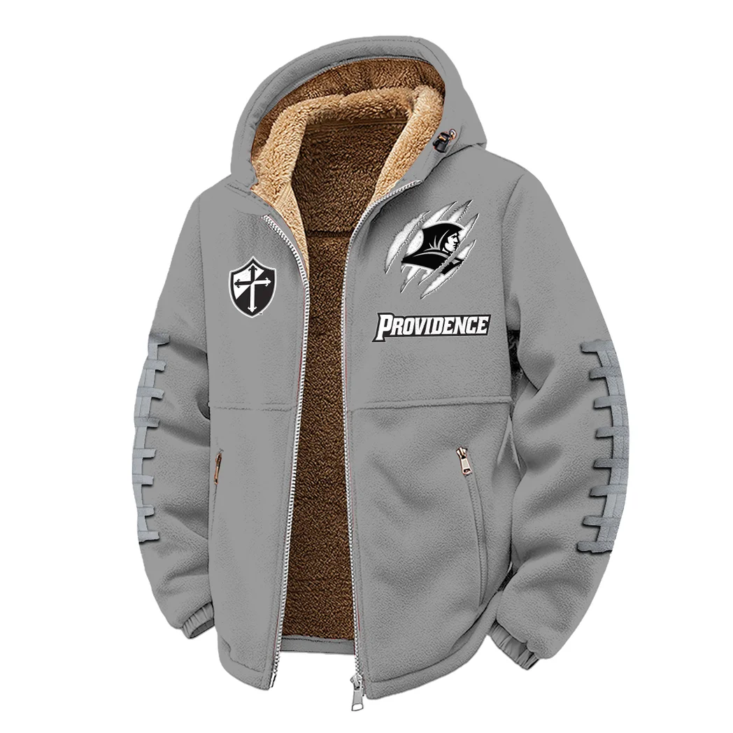 The Friars Winter Fleece Jacket, High-Density Comfort Fleece HVN1445PF - Grey - Image 2