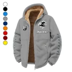 The Friars Winter Fleece Jacket, High-Density Comfort Fleece HVN1445PF - Grey