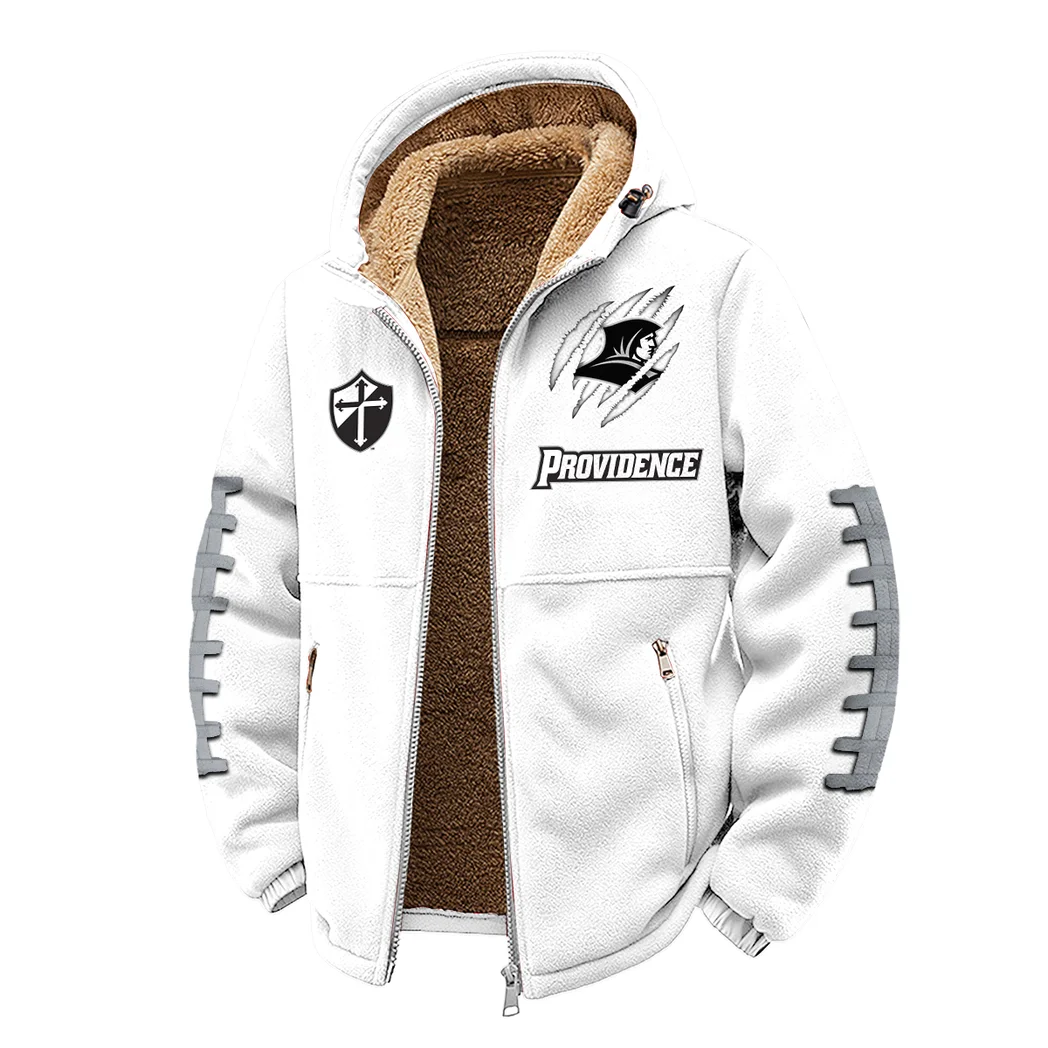 The Friars Winter Fleece Jacket, High-Density Comfort Fleece HVN1445PF - White - Image 2